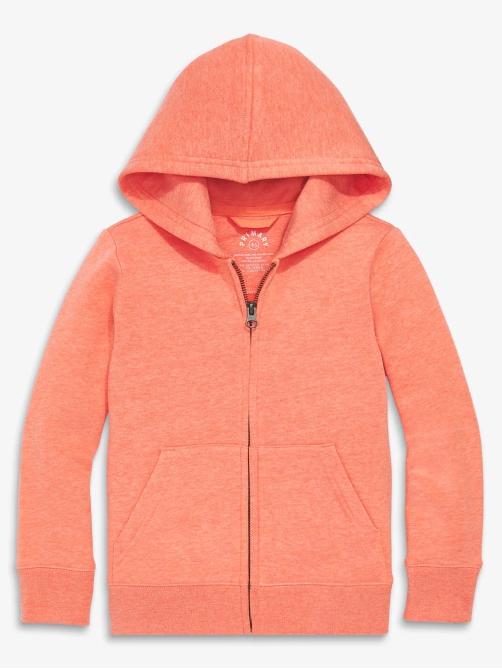 Kids cozy fleece zip hoodie